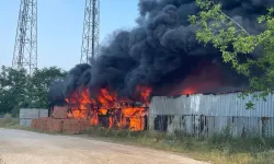 Bursa'da korkutan yangın! Boya fabrikası alevlere teslim oldu