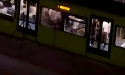 152 Evler istasyonu'nda tekmeli yumruklu kavga