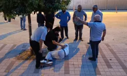 İnegöl'de duvardan atlayan hekim genç sürücünün hayatını kurtardı