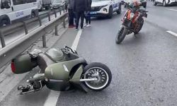 Bursa'da korkunç kaza: otomobile çarpan motosiklet sürücüsü metrelerce havaya savruldu!