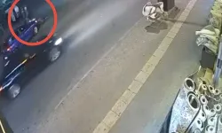 Bursa'da ani manevra kuryeyi yere serdi