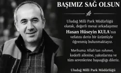 Bursa’da Milli Park Müdürlüğü’nde acı kayıp!