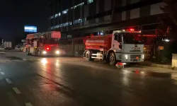 İnegöl'deki tekstil fabrikasının çatısında yanın çıktı