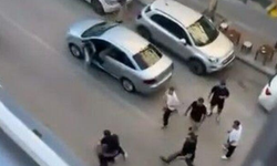 Bursa'da trafik magandaları caddeyi savaş alanına çevirdi