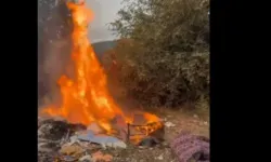 Bursa’da çöplükte çıkan yangın panik yarattı!