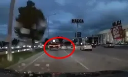 Bursa’da trafikte tansiyon yükseldi! Yol verme tartışması kamerada