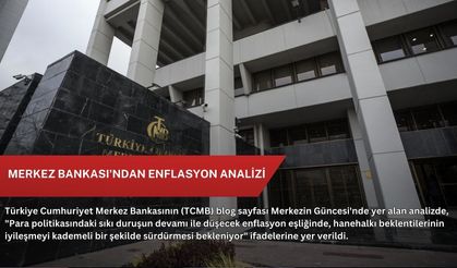 Merkez Bankası'ndan enflasyon analizi