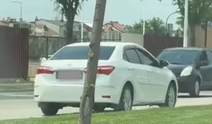 Bursa’da pes dedirten görüntü! Ters şeritte kilometrelerce ilerledi