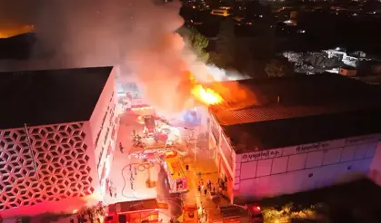 Bursa'da Yumurta Tesisinde Korkutan Yangın