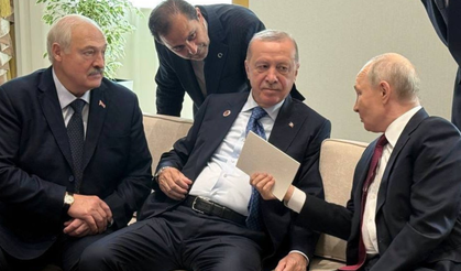 Cumhurbaşkanı Erdoğan, Putin ve Lukaşenko'dan samimi sohbet