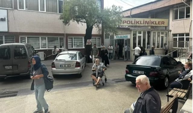 Çekirge Devlet Hastanesinde yoğunluk yaşanıyor