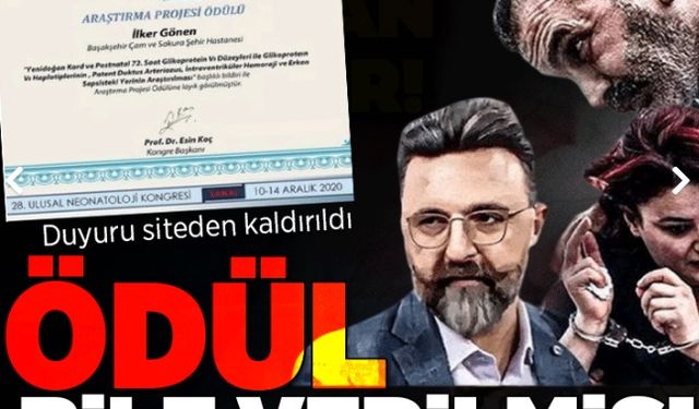 Yenidoğan Çetesi'nin ikinci ismine ödül verilmiş!