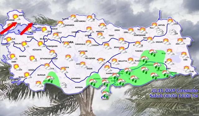 Meteoroloji'den 20 Kasım raporu...