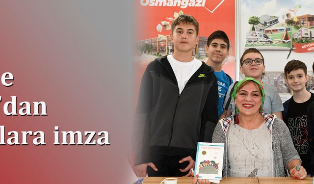 Yazar Halime Yıldız Kitaplarını Küçük Okuyucuları İçin İmzaladı