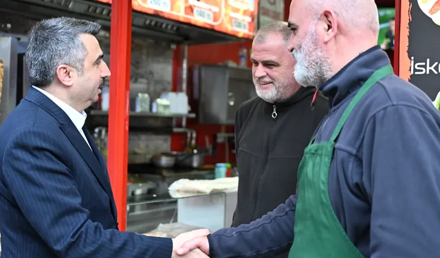 Bursa Yıldrırım'da Başkan Yılmaz komşu ziyaretinde