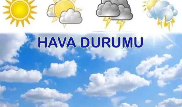 Yurtta bugün hava nasıl olacak?