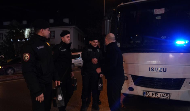 İnegöl Belediyesi’nden Polis Haftasında Anlamlı Jest