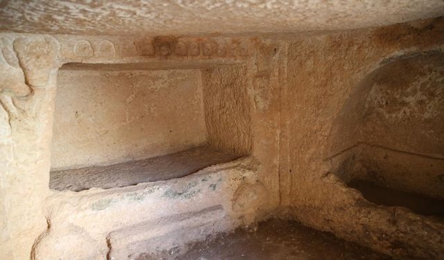 Tharsa Antik Kenti'nde 8 oda mezarı bulundu