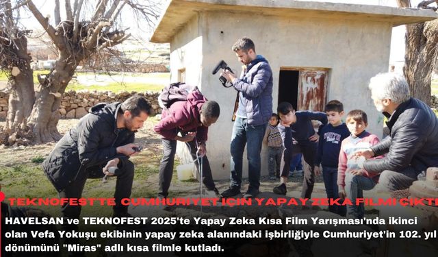 TEKNOFEST'te  Cumhuriyet için yapay zeka filmi çıktı