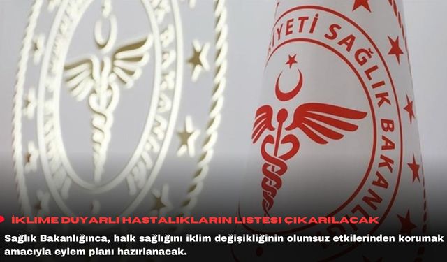 İklime duyarlı hastalıkların listesi çıkarılacak