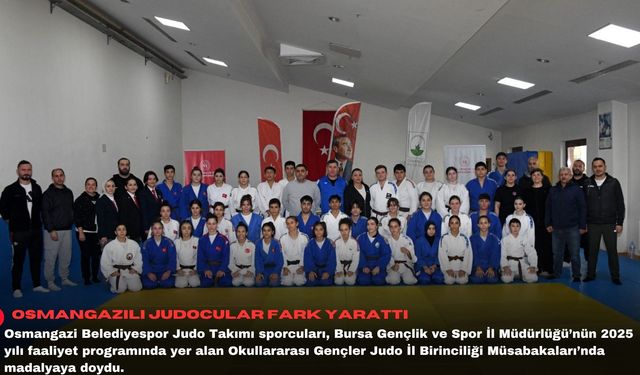 Osmangazili judocular fark yarattı