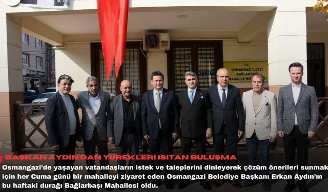 Başkan Aydın’dan yürekleri ısıtan buluşma