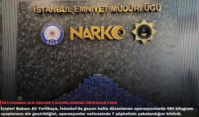 İstanbul'da zehir tacirlerine operasyon