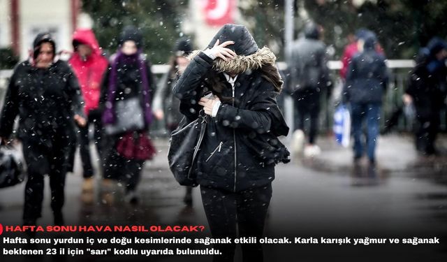 Hafta sonu hava nasıl olacak?