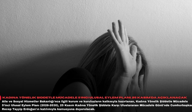 Kadına Yönelik Şiddetle Mücadele 5'inci Ulusal Eylem Planı, 25 Kasım'da açıklanacak