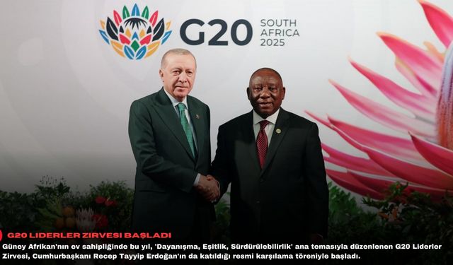 G20 Liderler Zirvesi başladı