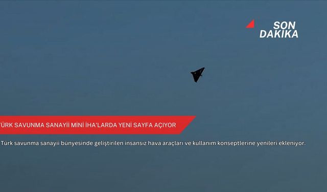 Türk savunma sanayii mini İHA'larda yeni sayfa açıyor