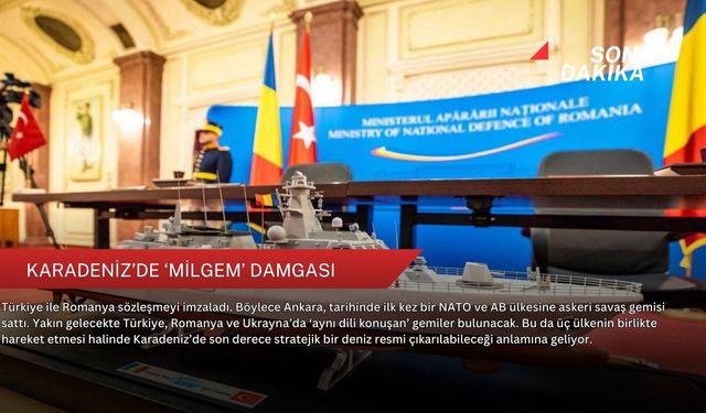 Karadeniz’de ‘MİLGEM’ damgası
