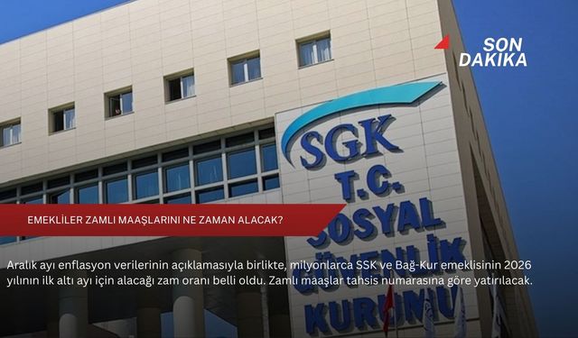 Emekliler zamlı maaşlarını ne zaman alacak?
