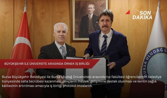 Büyükşehir ile üniversite arasında örnek iş birliği