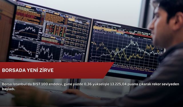 Borsada yeni zirve