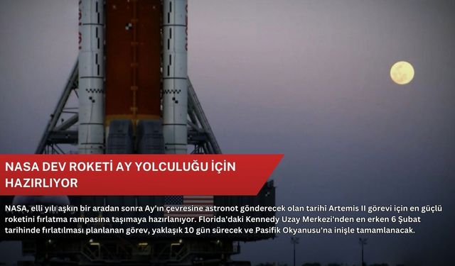 NASA dev roketi Ay yolculuğu için hazırlıyor