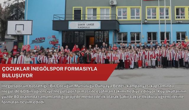 Çocuklar İnegölspor formasıyla buluşuyor