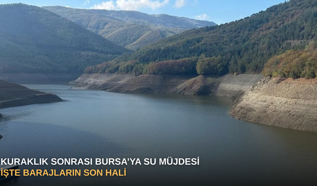Kuraklık sonrası Bursa’ya su müjdesi işte barajların son hali