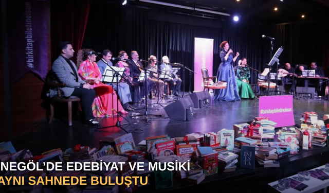 İnegöl’de edebiyat ve musiki aynı sahnede buluştu