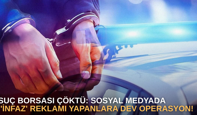 Suç Borsası Çöktü: Sosyal Medyada 'İnfaz' Reklamı Yapanlara Dev Operasyon!