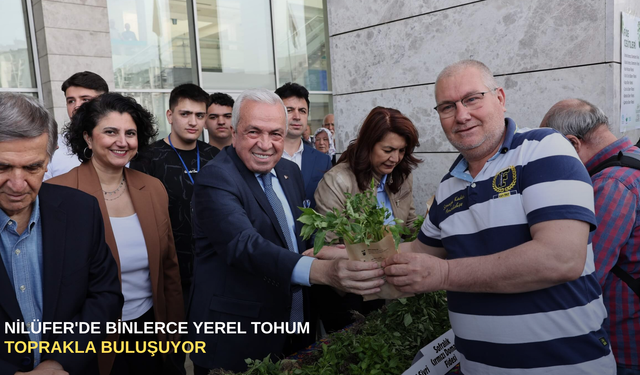 Nilüfer'de binlerce yerel tohum toprakla buluşuyor