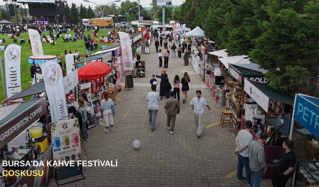 Bursa'da kahve festivali coşkusu