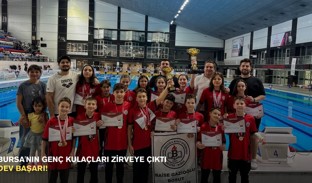 Bursa'nın genç kulaçları zirveye çıktı: Dev başarı!