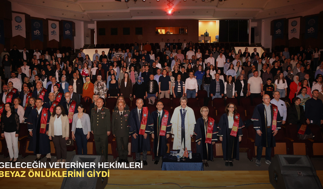 Geleceğin veteriner hekimleri beyaz önlüklerini giydi