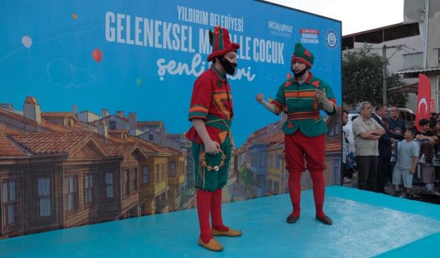 Yıldırım’da sokaklar çocuk şenliğiyle renklendi