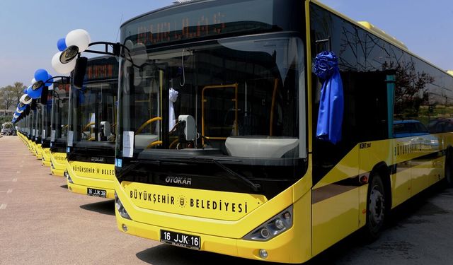 Bursa'da 5 otobüs hattının güzergâhı değişti