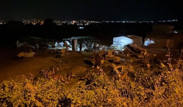 Bursa İnegöl'de çadır kentte aileler birbirine girdi