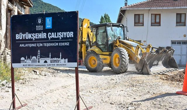 Bursa'da Kırsal Mahallelerin Altyapısı Güçleniyor