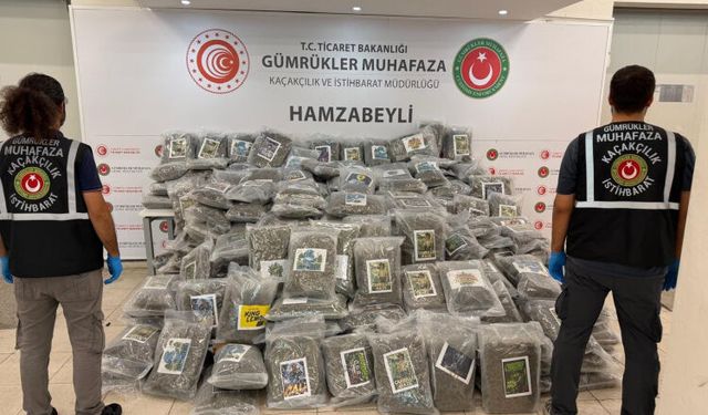 Bursa'ya gelen araçtan 288 kilo uyuşturucu çıktı