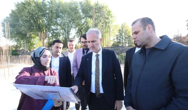 İnegöl’de büyük proje hızla yükseliyor! 750 kişilik salon ve 317 araçlık otopark